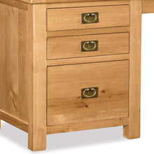 Load image into Gallery viewer, Zelah Oak Large Computer Desk
