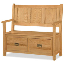 Load image into Gallery viewer, Zelah Oak Monks Bench
