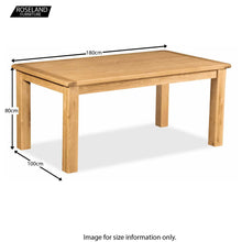 Load image into Gallery viewer, Zelah Oak 180cm Dining Table
