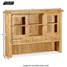 Load image into Gallery viewer, Zelah Oak Large Dresser

