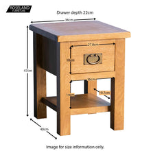 Load image into Gallery viewer, Surrey Oak Lamp Table
