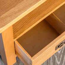 Load image into Gallery viewer, Surrey Oak Corner TV Stand
