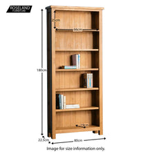 Load image into Gallery viewer, Surrey Oak Large Bookcase
