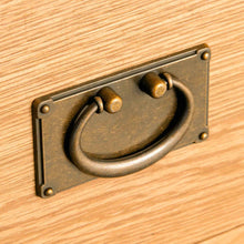 Load image into Gallery viewer, Surrey Oak 5 Drawer Tallboy Chest
