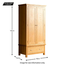 Load image into Gallery viewer, London Oak Bedroom Set - 2 over 4 Drawer Chest
