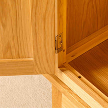 Load image into Gallery viewer, London Oak Double Wardrobe &amp; Drawer
