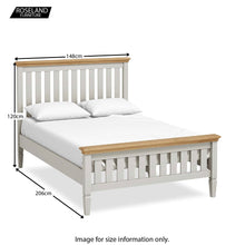 Load image into Gallery viewer, Normandy Grey 4&#39;6&quot; Double Bed
