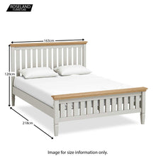 Load image into Gallery viewer, Normandy Grey 5&#39; King Size Bed
