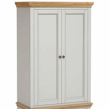 Load image into Gallery viewer, Normandy Grey Double Wardrobe with Drawer
