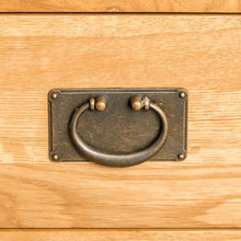 Load image into Gallery viewer, Surrey Oak 110cm TV Stand with Baskets
