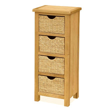 Load image into Gallery viewer, Surrey Oak Tallboy with Baskets
