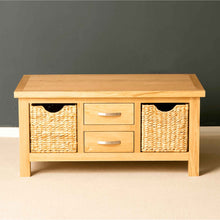 Load image into Gallery viewer, London Oak Coffee Table with Baskets
