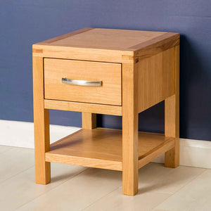 Abbey Light Oak Lamp Table