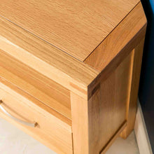Load image into Gallery viewer, Abbey Light Oak Corner TV Stand
