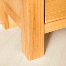 Load image into Gallery viewer, Abbey Light Oak Corner TV Stand
