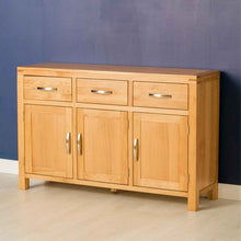 Load image into Gallery viewer, Abbey Light Oak Large Sideboard
