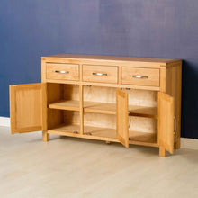 Load image into Gallery viewer, Abbey Light Oak Large Sideboard
