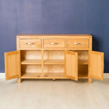 Load image into Gallery viewer, Abbey Light Oak Large Sideboard
