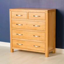 Load image into Gallery viewer, Abbey Light Oak Chest of Drawers
