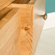 Load image into Gallery viewer, Hampshire Oak Corner TV Stand
