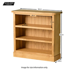 Load image into Gallery viewer, Hampshire Oak Low Bookcase
