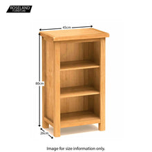 Load image into Gallery viewer, Surrey Oak Mini Bookcase
