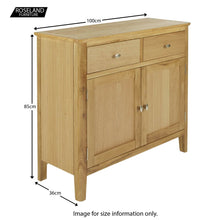 Load image into Gallery viewer, Alba Oak Small Sideboard
