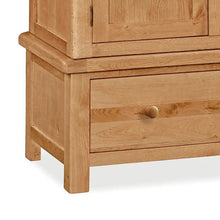 Load image into Gallery viewer, Sidmouth Oak Double Wardrobe With Drawer
