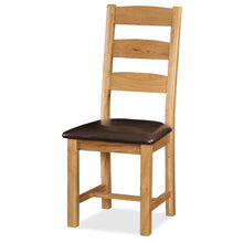 Load image into Gallery viewer, Sidmouth Oak Slatted Back Chair

