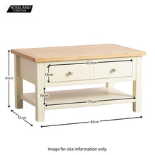 Load image into Gallery viewer, Farrow Cream Coffee Table
