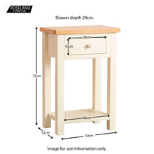 Load image into Gallery viewer, Farrow Cream Telephone Table
