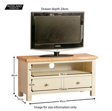 Load image into Gallery viewer, Farrow Cream 90cm TV Stand
