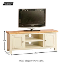 Load image into Gallery viewer, Farrow Cream 120cm TV Stand
