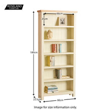 Load image into Gallery viewer, Farrow Cream Large Bookcase
