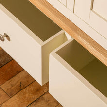 Load image into Gallery viewer, Farrow Cream Triple Wardrobe with Drawers
