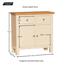 Load image into Gallery viewer, Farrow Cream Mini Sideboard
