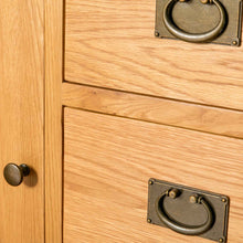 Load image into Gallery viewer, Surrey Oak 3 Drawer Sideboard
