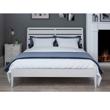 Load image into Gallery viewer, Chester White 5&#39; King Size Bed Frame
