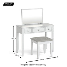 Load image into Gallery viewer, Chester White Dressing Table Set
