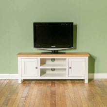 Load image into Gallery viewer, Farrow White 120cm TV Stand
