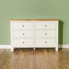 Load image into Gallery viewer, Farrow White 6 Drawer Chest
