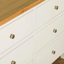 Load image into Gallery viewer, Farrow White 6 Drawer Chest
