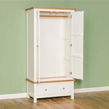 Load image into Gallery viewer, Farrow White Double Wardrobe
