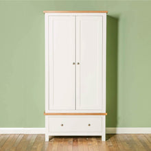 Load image into Gallery viewer, Farrow White Double Wardrobe
