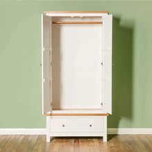 Load image into Gallery viewer, Farrow White Double Wardrobe
