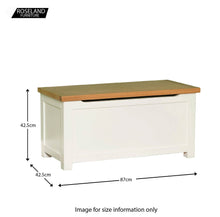 Load image into Gallery viewer, Farrow White Blanket Box
