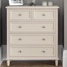 Load image into Gallery viewer, Mulsanne Cream 2 Over 3 Chest of Drawers
