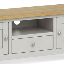 Load image into Gallery viewer, Lundy Grey 120cm Large TV Stand

