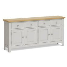Load image into Gallery viewer, Lundy Grey 4 Door  Extra Large Sideboard
