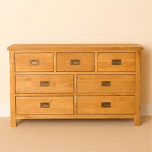 Load image into Gallery viewer, Lanner Oak 3 over 4 Drawer Chest
